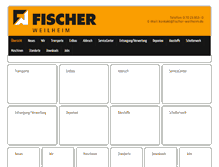 Tablet Screenshot of fischer-weilheim.de